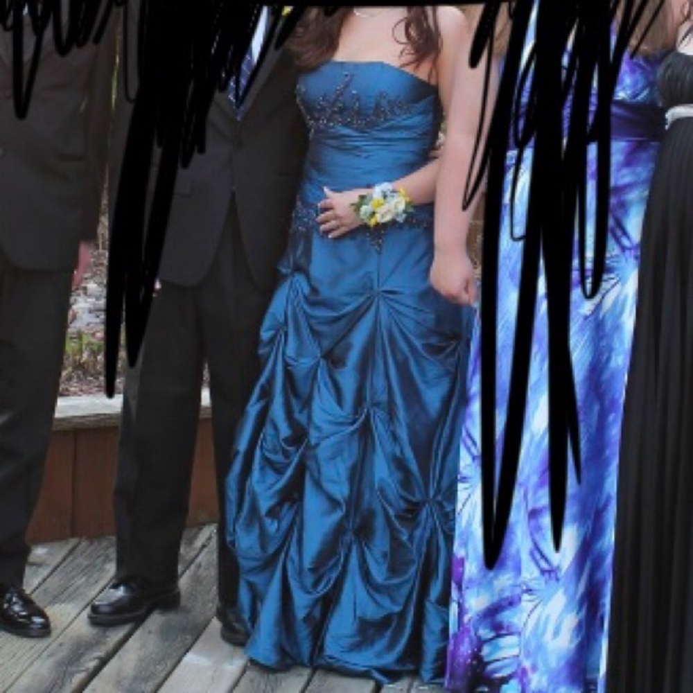 David’s Bridal long formal dress